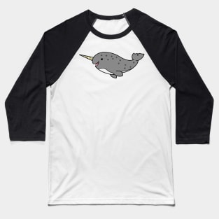 Cartoon Narwhal Baseball T-Shirt